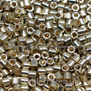 Бисер DBL-1831 Miyuki Delica Beads 8/0 (металлизированный, шампанье)